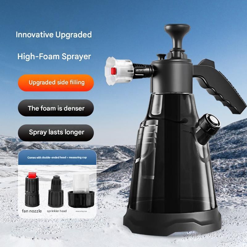 Manual Air Pressure Car Wash Foam Sprayer High Pressure Watering Spray Bottle Dual Use For Car Home Garden
