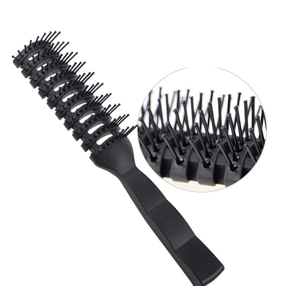 Men Plastic Vent Hair Brush Comb Anti-Static, Massage Hair Care Ribs Comb