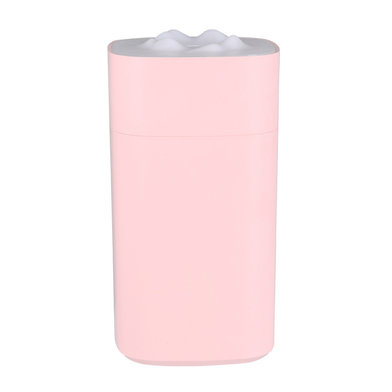 Sifang Snow Mountain Humidifier USB Mini Car Air Purifier Home HumidifierPink