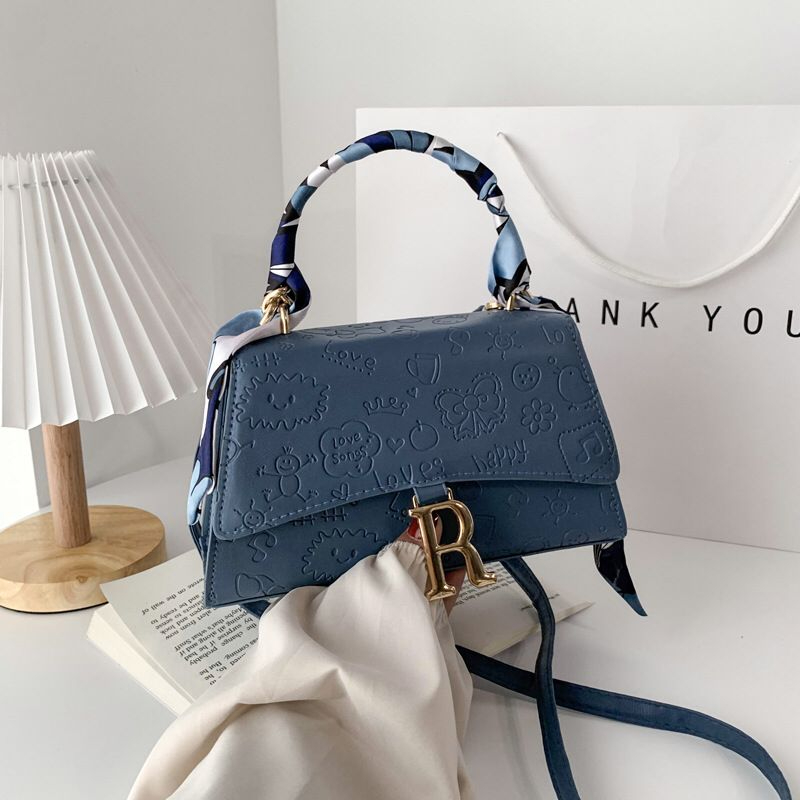 New Paris Style Small Women's Bag Trendy Fashion Portable Square Bag Single Shoulder Bag