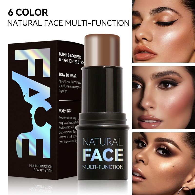 Multi-use Highlight Contour Stick Stereo Brightening Face Shade Pen For Under Eye Silkworm Blush Cream Facial Makeup Long Lasting Waterproof
