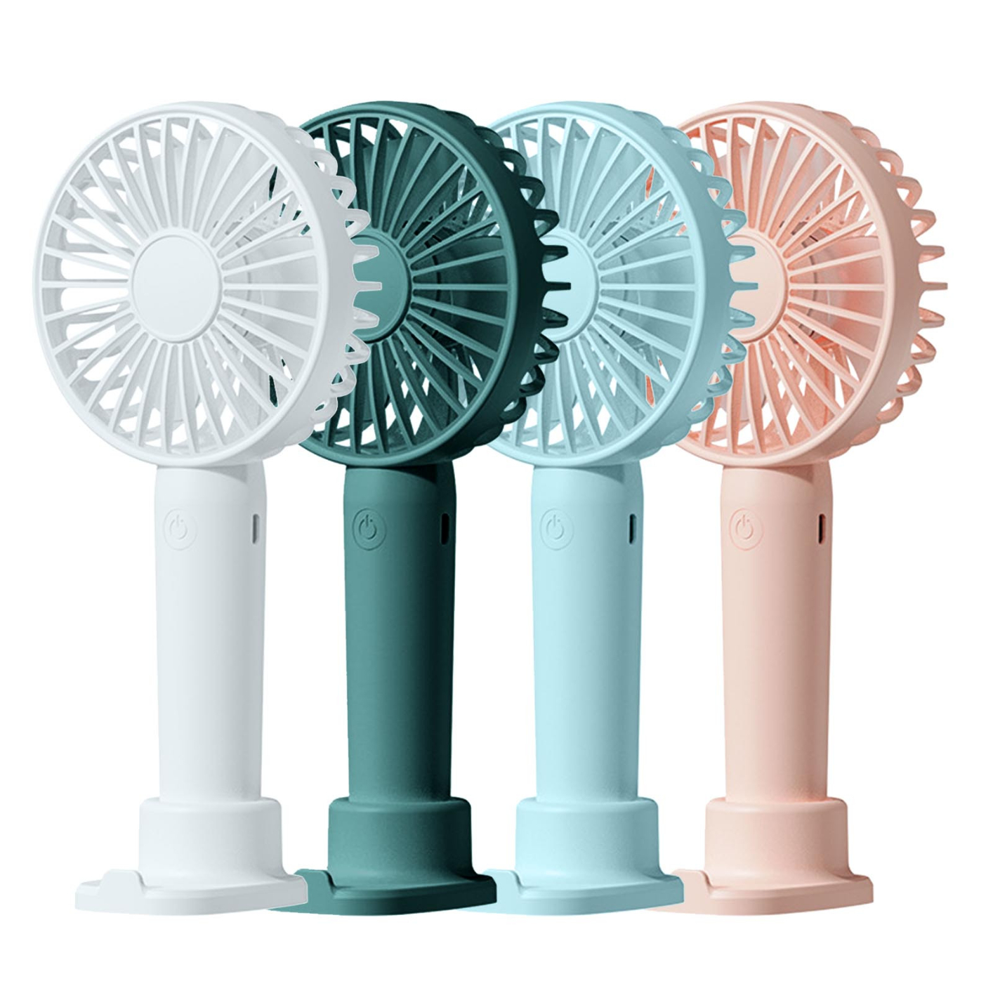 Desktop Natural Wind Mode Mini Portable Small Fan Quiet Rechargeable Office Desktop
