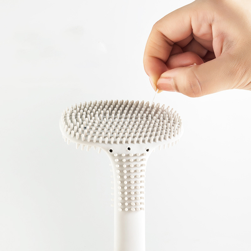 3293 Golf Toilet Brush, Golf Brush Head Toilet Brush, Golf Club Shaped Long-Handled Toilet Brush, Silicone Bathroom Toilet Cleaning Brush No Dead Corners Household Toilet
