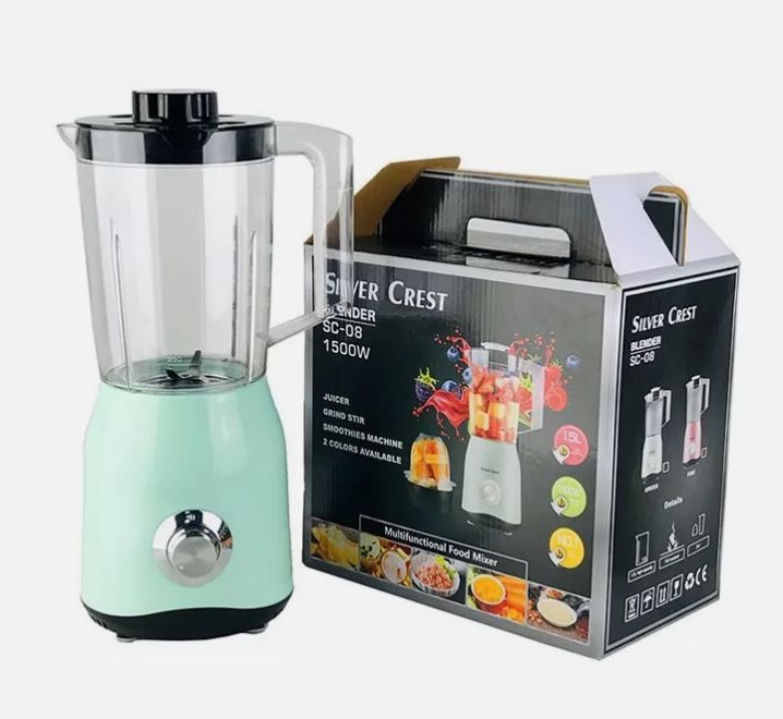 Silver Crest Smoothie Maker and Multi Chopper Lot - 1.5L Multi-Purpose Blender