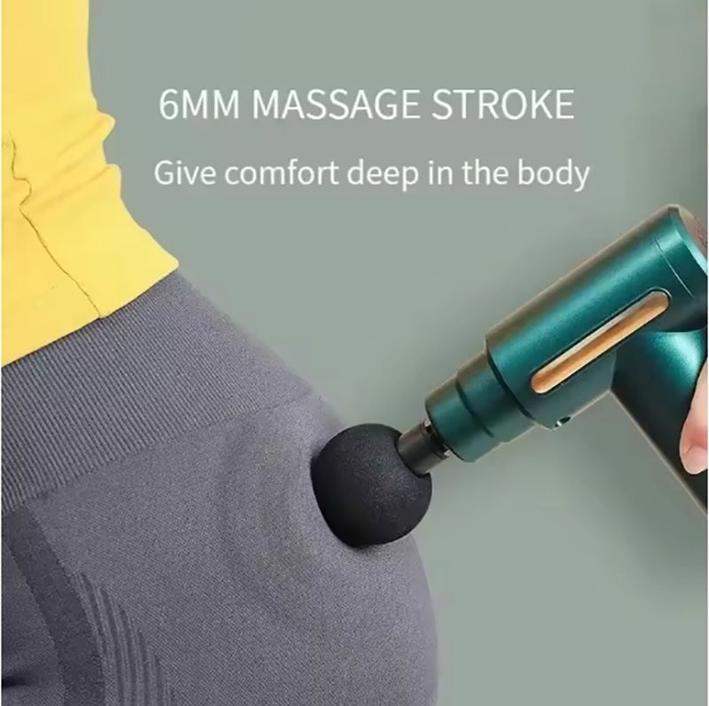 Portable Mini Vibrating Fusion Massager Smart Muscle Relaxation Fascia Gun Electric Massage Gun For Home And Travel