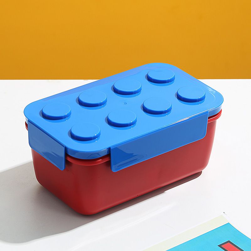 Building Block Lunch Box Picnic Box Children's Salad Box Lunch Box Fruit Box Microwave Heating Kitchen Dining Storage Travel To-Go Food Containers