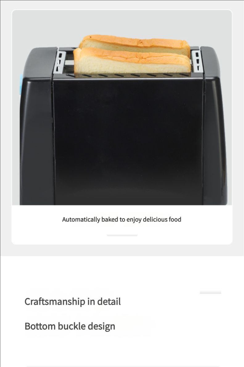 Toaster toaster two slices of toast bread machine sandwich breakfast machine