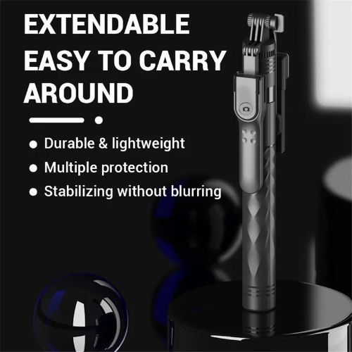 1.75m Selfie Stick Tripod Foldable Stand Phone Camera Live Streaming Stand Holder Bluetooth