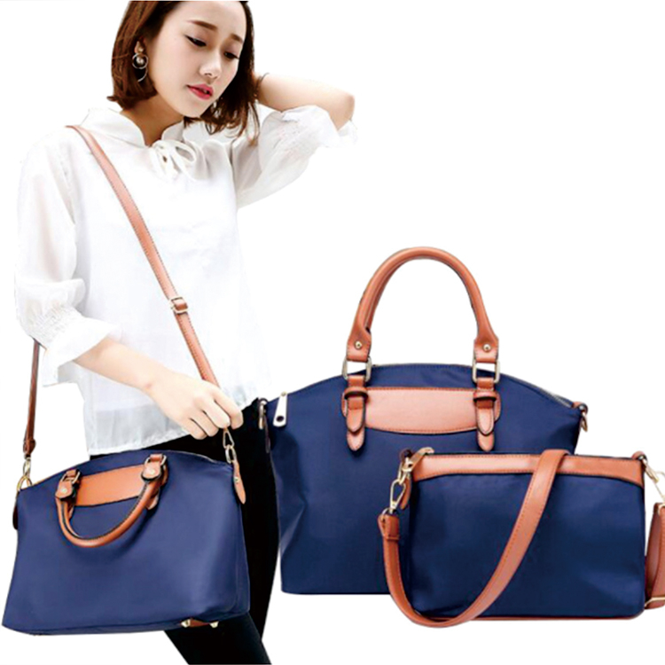 New Style Female Bag Oxford Cloth Picture-mother Bag 2-piece Large Bag Single-shoulder Messenger Bag