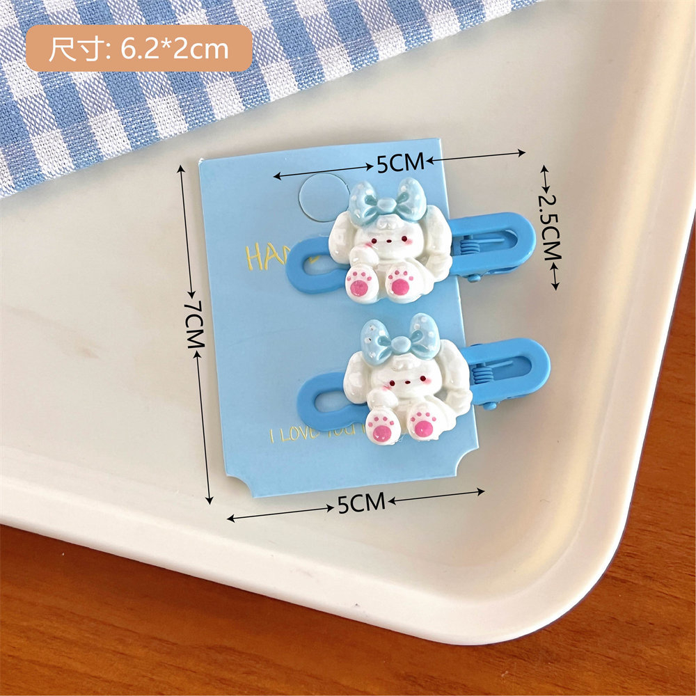 FJ1259 Women Cute Cartoon Star Bear Puppy Hairpin Hair Accessories