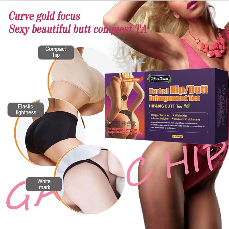 Sexy Beautiful Big Butt Herbal Hip Buttock Enlargement Tea Effective Lifting Firming Hip Lift Up Butt Beauty Big Ass Health Care