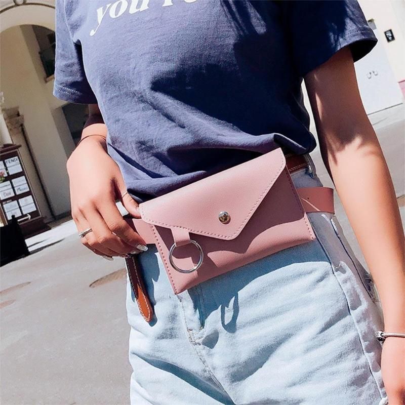 Fashion New Women Waist Pack Femal Belt Bag Phone Pouch Bags Brand Design Women
