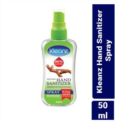 Kleanz Instant Hand Sanitizer Spray - 50ml