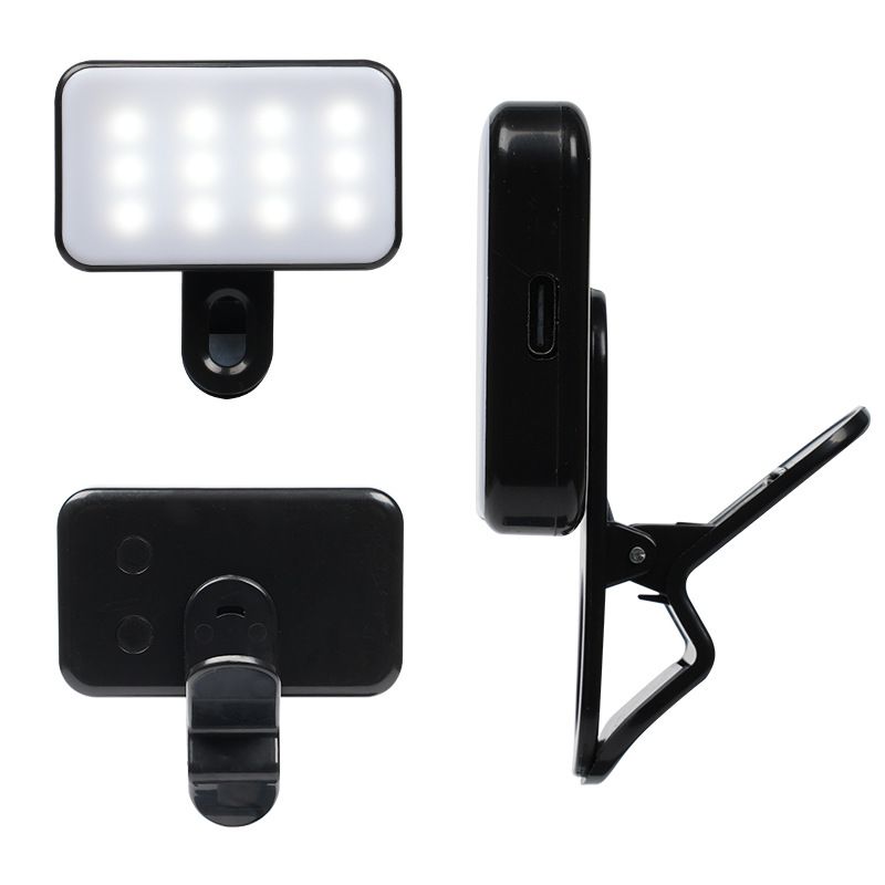 Mobile phone, computer, tablet, video conference, fill light, live stream, selfie, photo clip, dual color warm light
