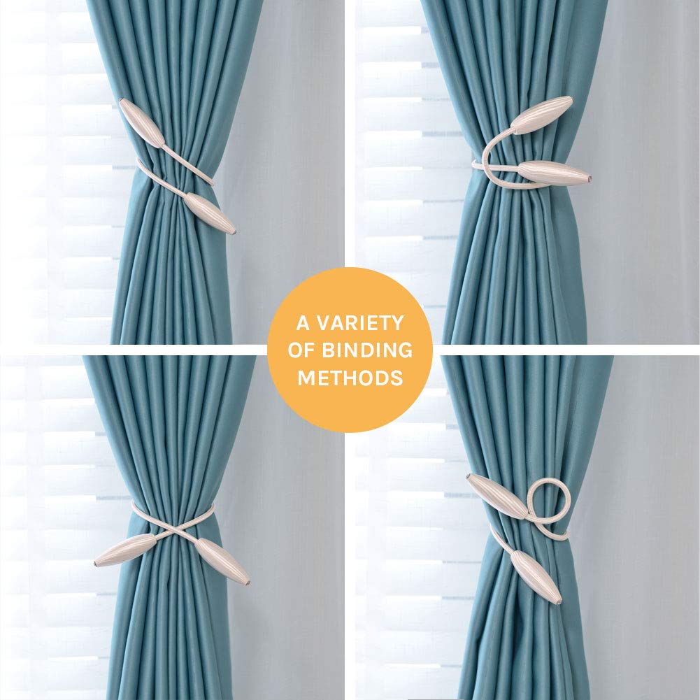 CK-04 1 Pair Curtain Tiebacks Clips Creative Window Drape Twist Tie Backs European Style Custom Made Curtain Holders Decorative Draperies Holdbacks
