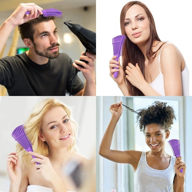 Combs Octopus massage comb, specially designed for hollow hair roots CRRSHOP shaped air cushion comb, household anti-static, wet and dry dual-use, curly hair airbag comb