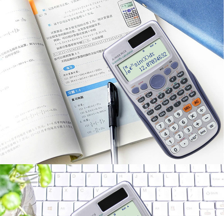 24 Bit Scientific Calculator Calculation Tool Full Function Calculator Fx-991es Plus Student Computer Office Financial Supplies