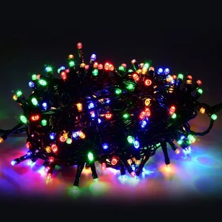 Multicolor LED Christmas Strip Lights, Outdoor Christmas Lights, Xmas Lights Indoor for Xmas Tree Party Decor