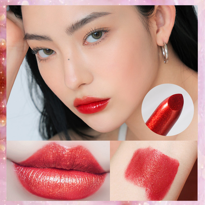 Light purple lipstick CRRshop free shipping female hot sale Dragon Fruit Colorless Lipstick Rose Red Rose Purple Student Color Changing lipstick Barbie Pink Lipstick color # 7