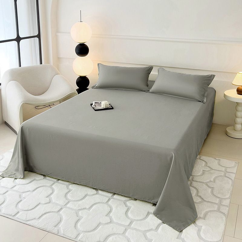 120*230cm ,150*230cm,180*230cm,220*230cm,230*250cm,Bed Sheet pillowcase Aloe vera cotton, washed cotton, bed sheets, plain brushed wool CRRSHOP 48*74cm pillow case free shipping# 11
