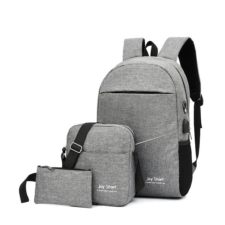 3-in-1 Multi-Functional USB Laptop Computer Backpack Business Backpack Men's Bag Women's Bag 