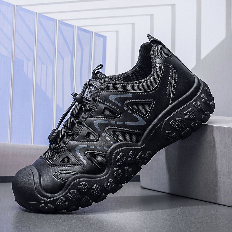 2024 autumn new men's shoes Korean version of fashion shoes Pop shoes casual shoes outdoor mountaineering men's sports shoes 075