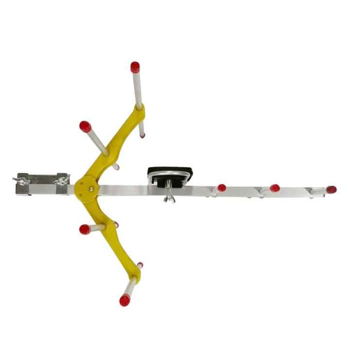 AUNONT European and American outdoor TV antenna, five-unit Yagi antenna with reflection network, high-definition digital TV program reception, free 13-meter wire