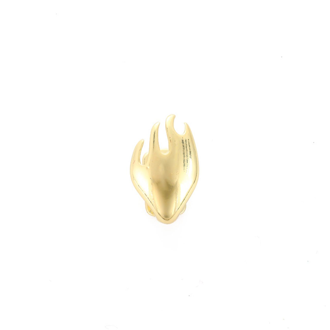 Hip Hop Braces Single Tooth Flame Teeth hip-hop teeth grillz tooth grillz【Heart flame shaped grillz】