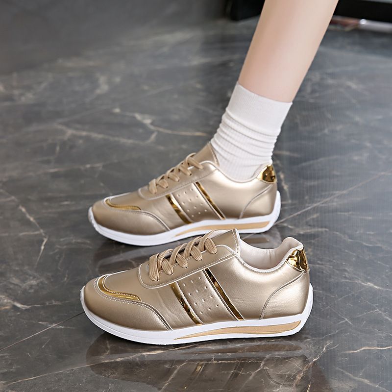 2024 new foreign trade large size Europe and the United States thick sole color combination leisure low-top sports shoes h02