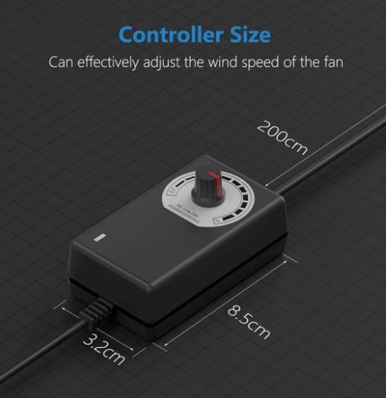 Powerful 4 Inch Inline Booster Duct Fan with Speed Controller - 130 CF4/BF4 Airflow