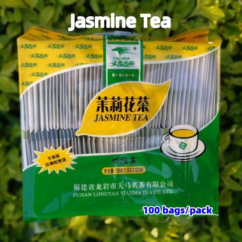 Chinese Tea Green tea bag brewed tea CRRSHOP Each bag/100 small bags Hotel KVT Hotel Milk Tea Green Tea Small Bag Tea ,Jasmine tea,black teaJasmine tea  100 bags/pack