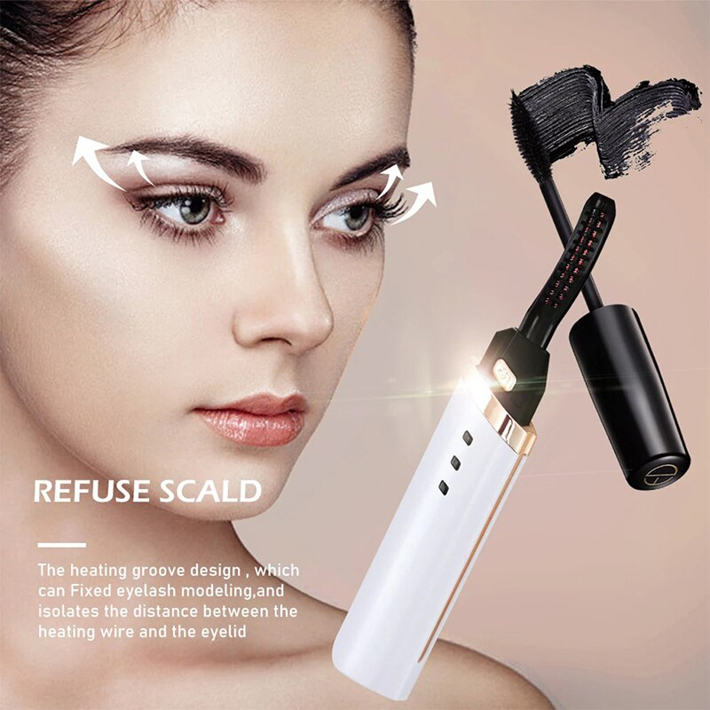 8816 Electric Eyelash Curler Adjustable Temperature Heating And Shaping Portable Rechargeable Eyelash Curler