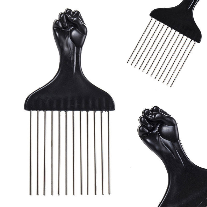 P3030 Wide Tooth Afro Pick for Men, Hair pick for Curly Hair for Women, Lift Pick Comb Tool for Wig Braid Detangle, Hair Styling