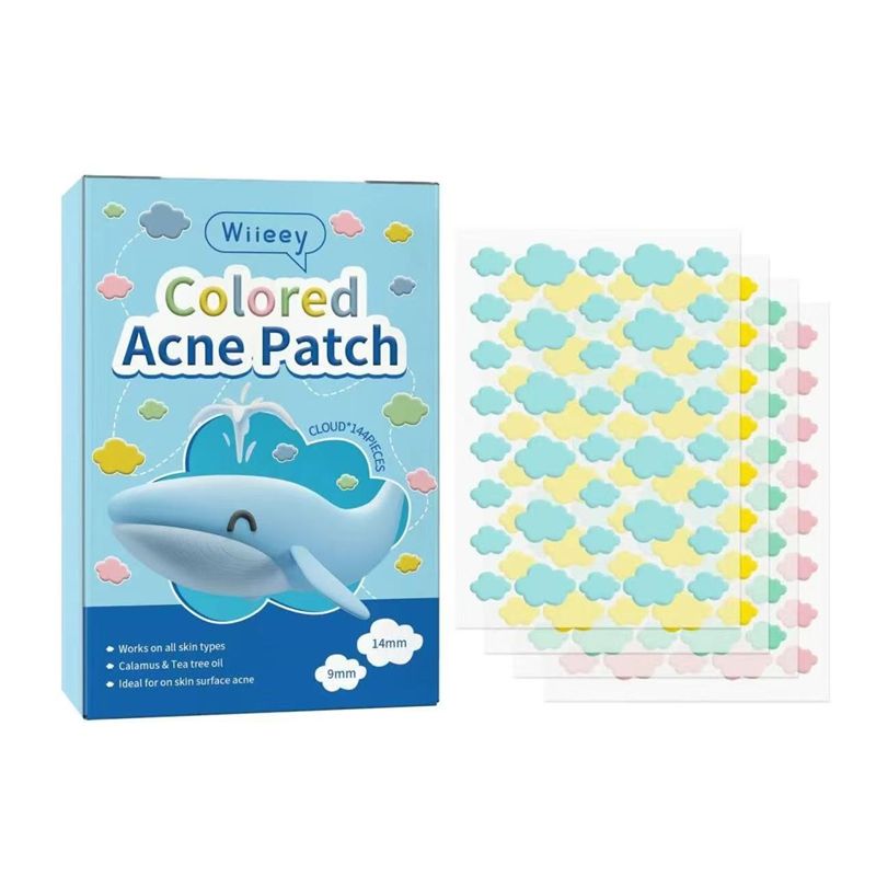 Wiieey Acne Patch Series: Whitening Acne Marks, Spot Cleaning, Closed Mouth Love Shaped Cute Acne Patch