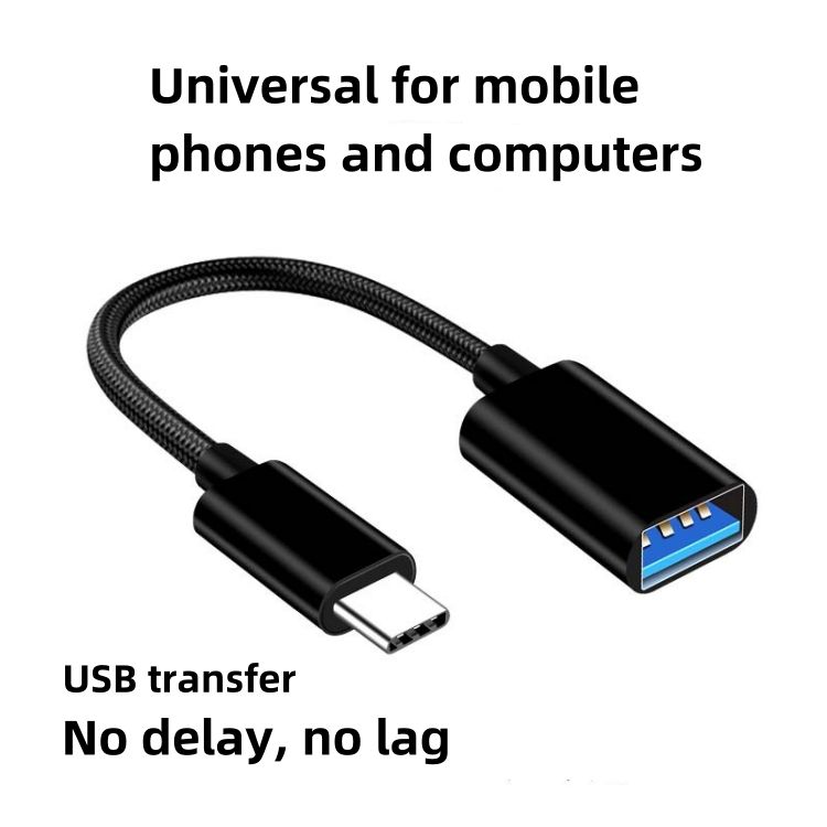 Phone LCD TYPE-C OTG converter , mobile phone 2-in-1 adapter cable, USB card reader CRRSHOP digital phone parts TYPE-C to USB 3.0 OTG Converter