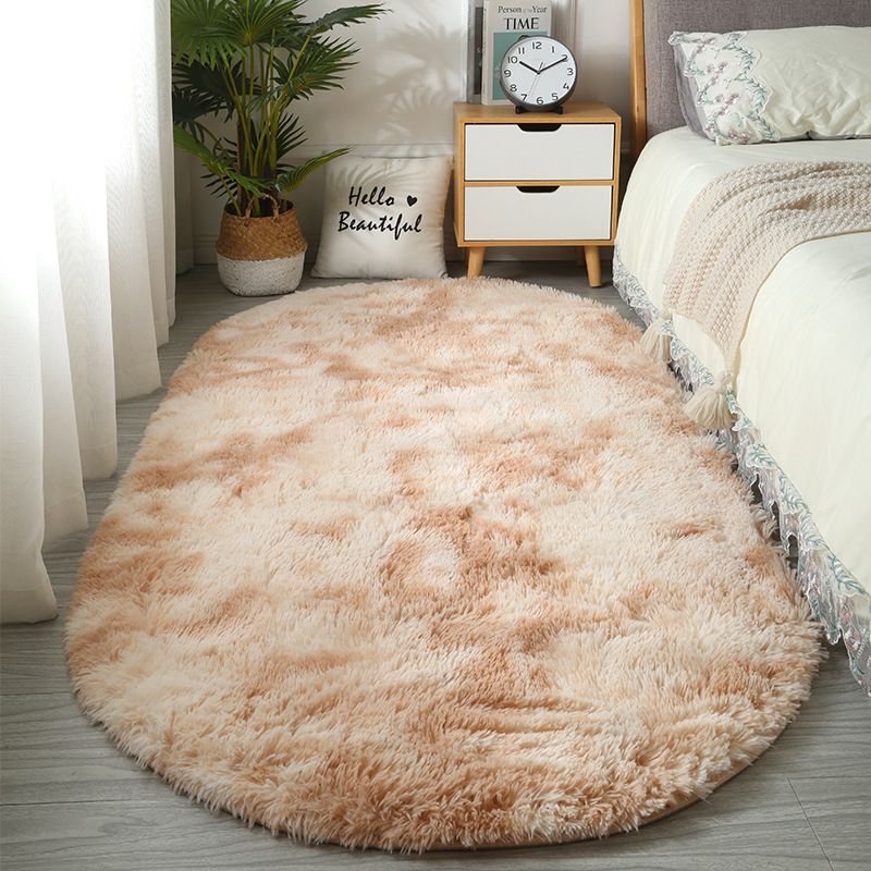 Elliptical long plush carpet,40*60cm,50*80cm,60*90cm,40*120cm,60*120cm,80*120cm,60*160cm,80*160cm,80*200cm,100*200cm CRRSHOP free shipping plush carpet, bedroom bedside carpet, dressing room, decorative floor matellipse # 19