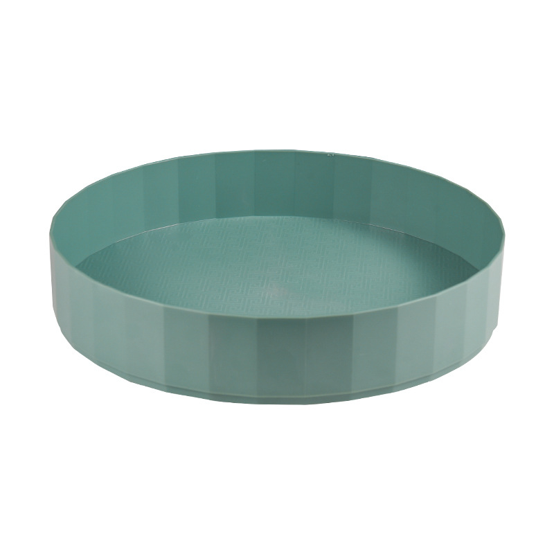 S8323-360 Rotating Tray Storage Box Suitable for Kitchen Storage Spice Tank Snack Tray Bathroom Storage Box Anti-skid