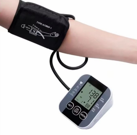 Portable Upper Arm Medical Voice Sphygmomanometer BP Machinel