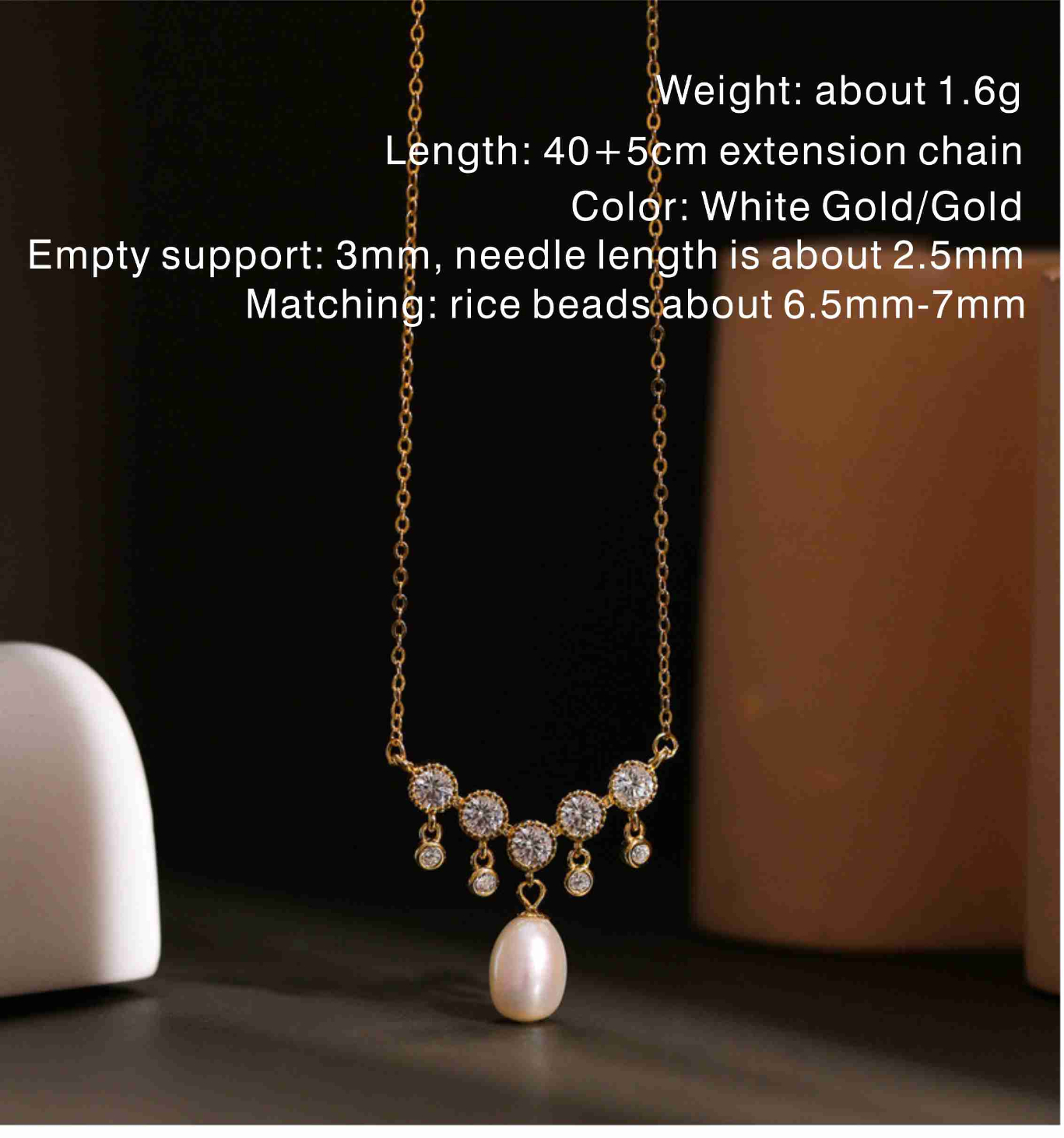 S925 sterling silver necklace, light luxury niche design collarbone chain, retro palace style lace pearl necklace women