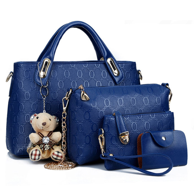 Ladies Hand Designer Bags For Women Handbag PU Composite Bag 4pcs/Set Women's Bags set Handbags