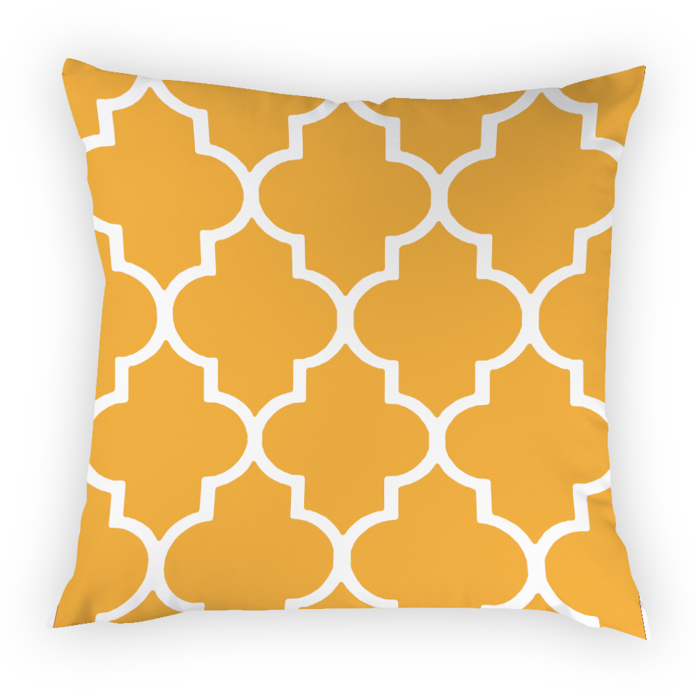 L2048-1 Geometric Pattern Cushion Cover Without Filler