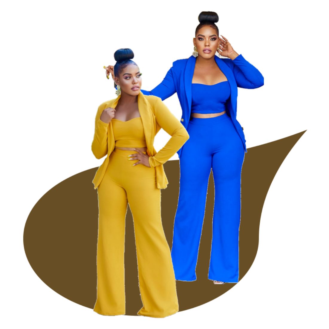 
Ladies' Suit Three-piece Office Church Daily Dress Professional Banker Business Lady woman women set trousers vest suit jacket Lady woman women set trousers vest suit jacket coat 3-pieces three-pieces