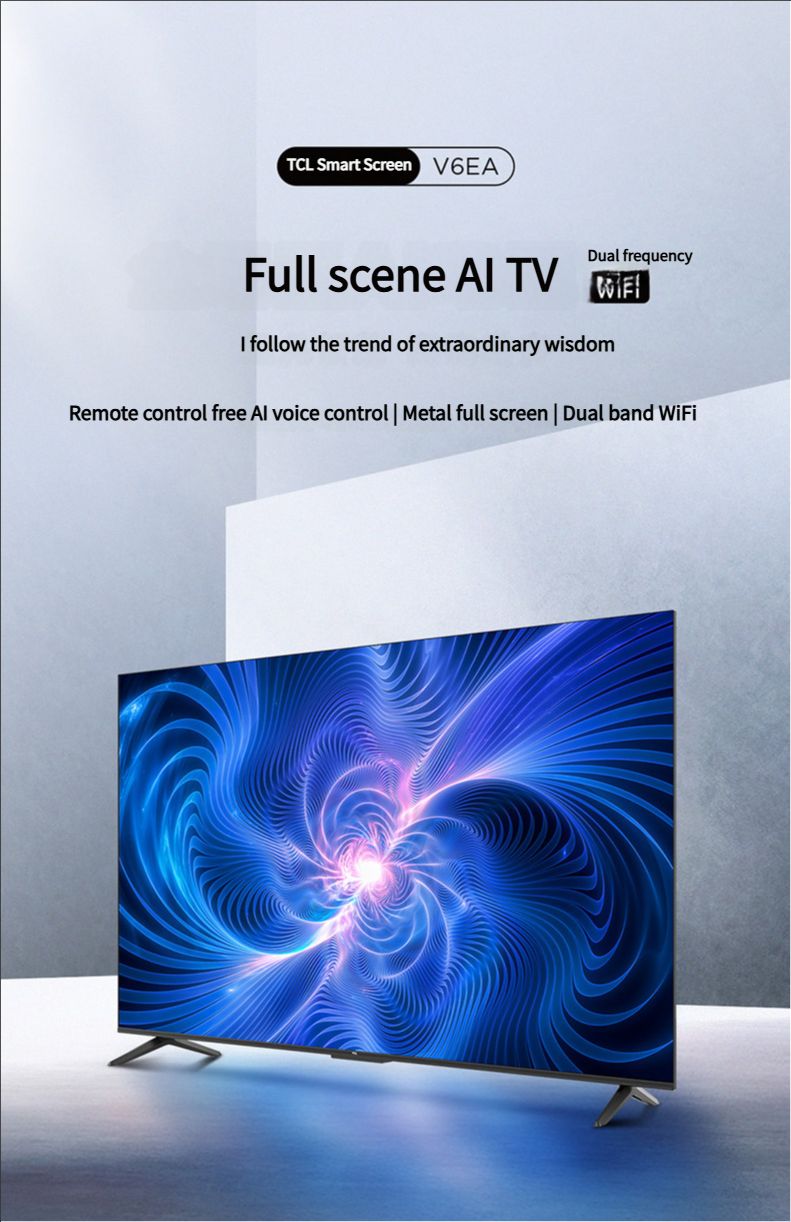 FPD 43 Inch Smart TV Full HD 1080p LED TV Frame Flat Screen Television with Streaming Live Uitra Thin Android TV Hdmi,WiFi