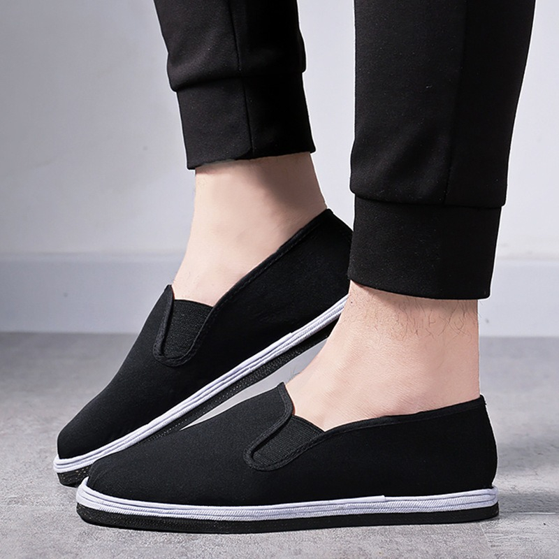 ELO cavans shoes men's casual shoes, thousand layer bottom canvas work shoes, breathable