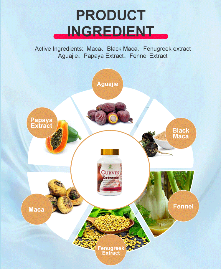 Maca Ingredient Buttock Enhancement Hip Aguaje Butt Enlargement Capsule 30 Count Ultimate Maca Healthcare Supplement