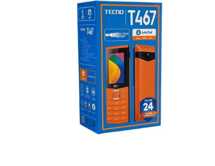 Tecno T467 - Triple Sim -  0.08MP Back Camera -2.8" QVGA Screen display - Bright Flash Light - FM Radio - Loud Speaker - Bluetooth Connectivity - Expandable Micro SD up to 64GB - Opera Mini