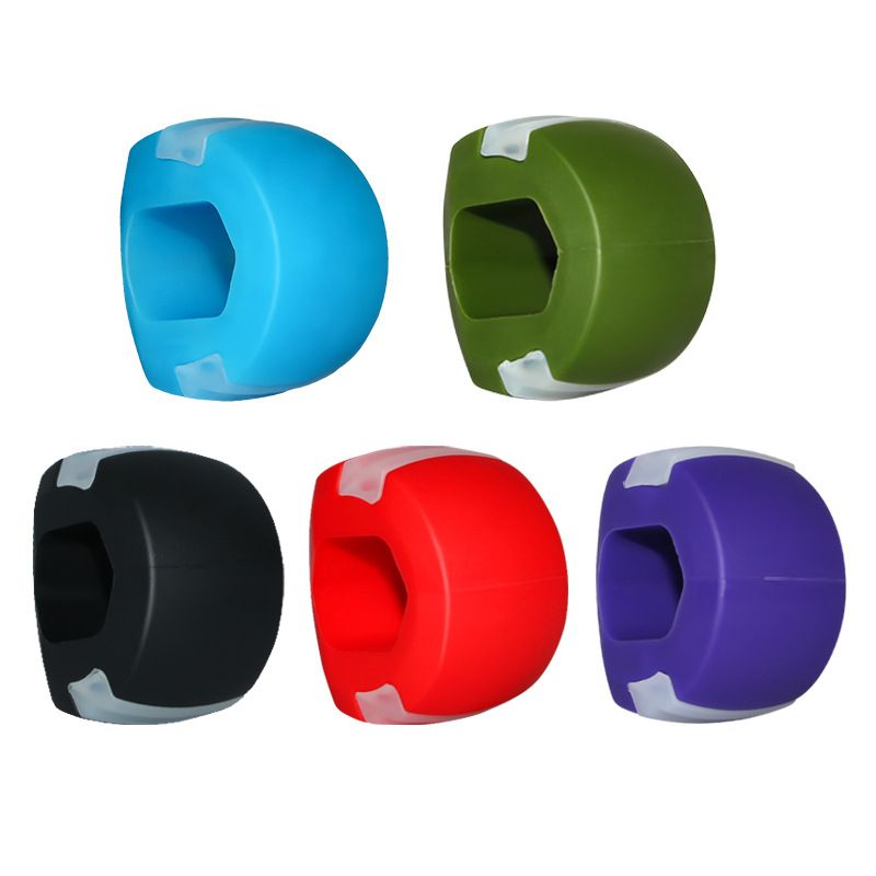 Jaw Exerciser Silicone Facial Masseter Muscle Trainer, Face - shaping Masseter Muscle Ball, Lower Jaw Trainer