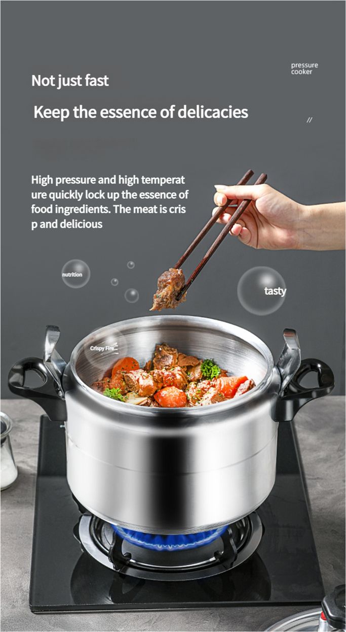 18-54cm thickened large capacity mini commercial non-stick pan explosion-proof household pressure cooker