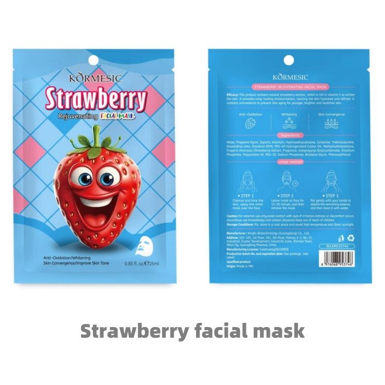 Facial mask Plant fruit pack series CRRSHOP beauty care Strawberry facial mask