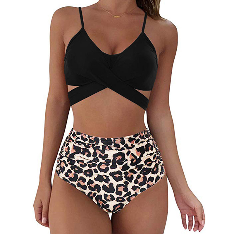 21520 Women Wrap Bikini Set Push Up High Waisted 2 Piece Swimsuits